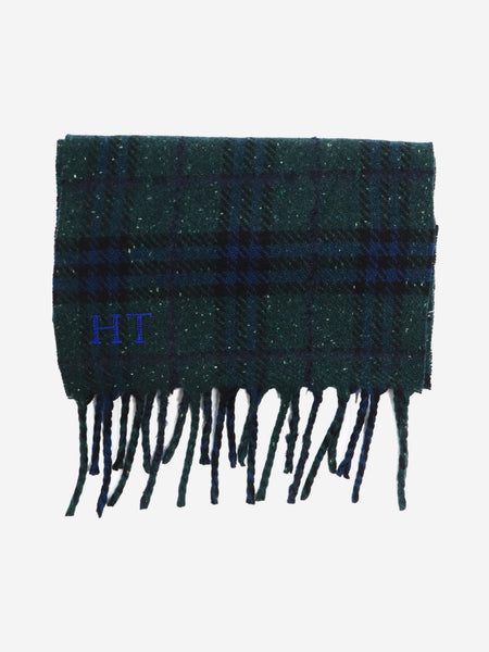 Green wool scarf product image