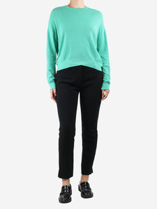 Miu Miu Black tailored trousers - size UK 12