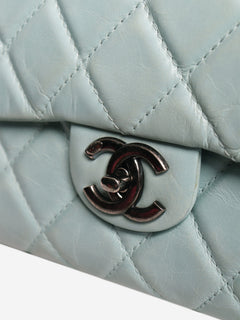 Duck egg 2014 lambskin quilted Coco Soft Flap bag Shoulder bags Chanel 