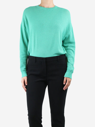 Green cropped knit top - size M Knitwear Zadig & Voltaire 