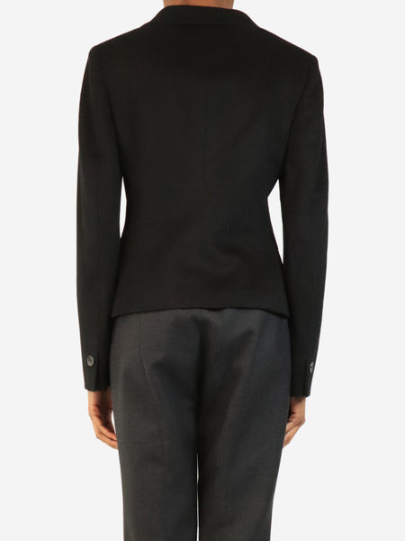 Vintage black wool blazer - size UK 10 alternate image