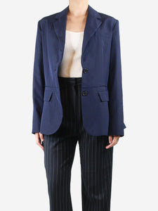 JW Anderson Navy blue deconstructed jacket - size UK 8