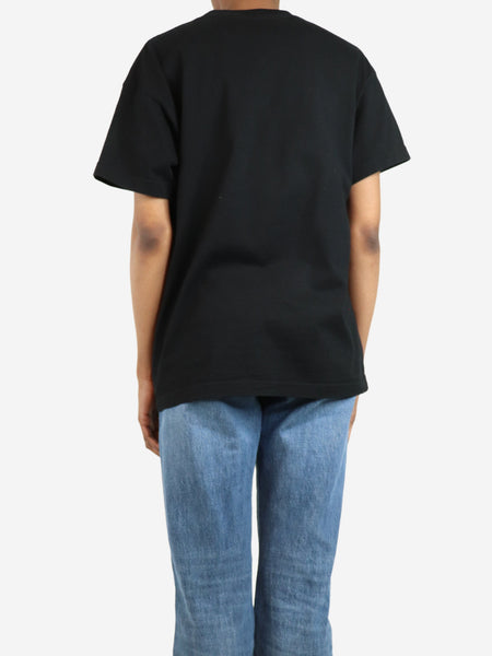 Black graphic print t-shirt - size XS alternate image
