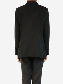 Black double-breasted cashmere jacket - size S Coats & Jackets Kujten 