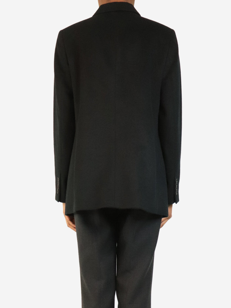 Black double-breasted cashmere jacket - size S Coats & Jackets Kujten 