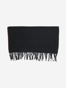 Loro Piana Maroon cashmere paisley scarf