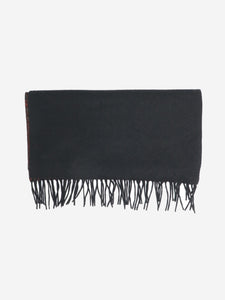 Loro Piana Maroon cashmere paisley scarf
