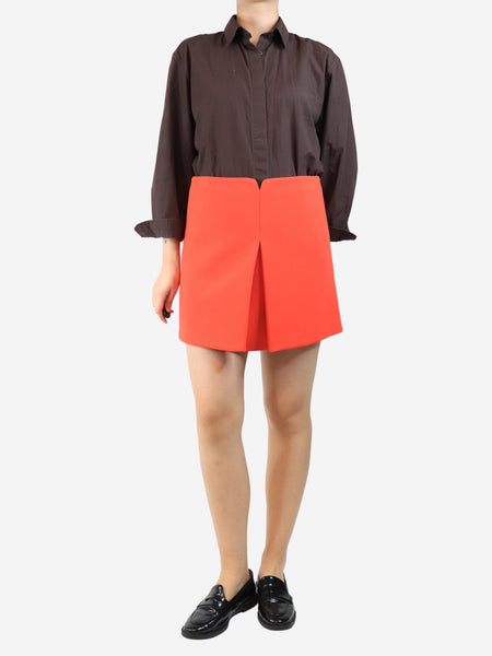 Red mini skirt - size UK 10 alternate image