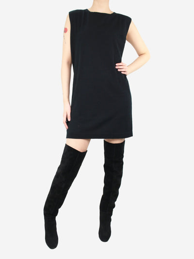 Black sleeveless knit dress - size UK 8 Dresses Rick Owens 