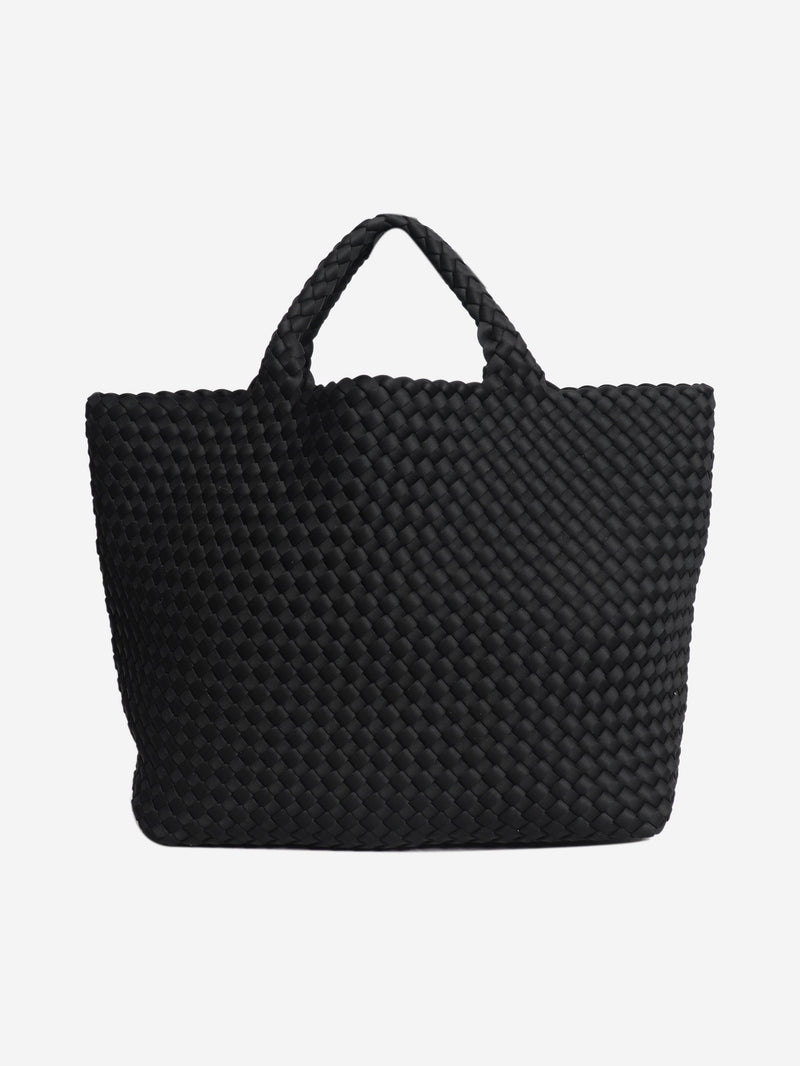 Onyx medium St Barths woven tote Tote Bags NAGHEDI 