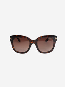 Brown Beatrix-02 tortoise shell sunglasses Sunglasses Tom Ford 