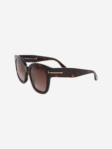 Brown Beatrix-02 tortoise shell sunglasses Sunglasses Tom Ford 