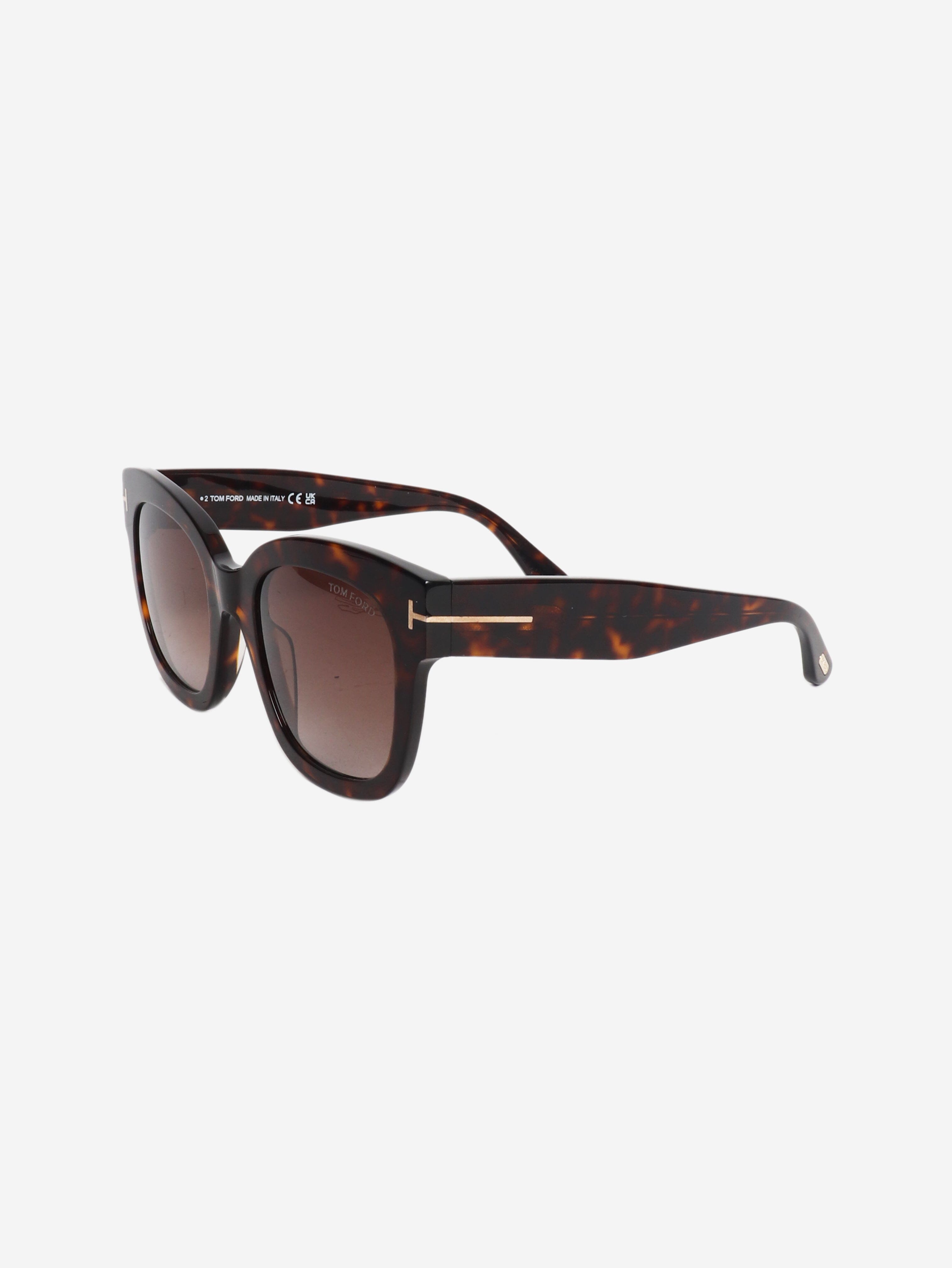 Brown Beatrix-02 tortoise shell sunglasses Sunglasses Tom Ford 
