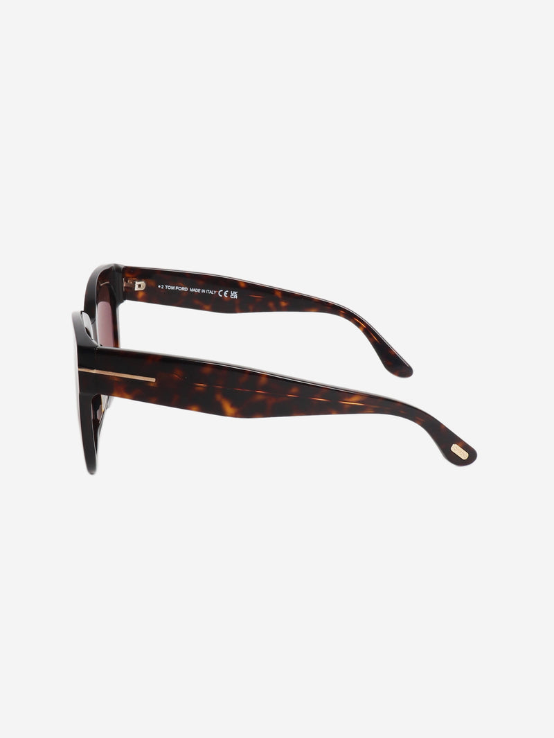 Brown Beatrix-02 tortoise shell sunglasses Sunglasses Tom Ford 