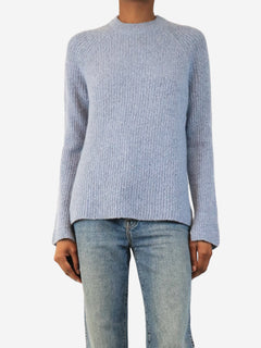 Blue ribbed cashmere jumper - size XS Knitwear James Perse 