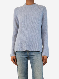 Blue ribbed cashmere jumper - size XS Knitwear James Perse 