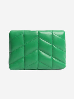 Green Loulou quilted clutch Clutch bags Saint Laurent 