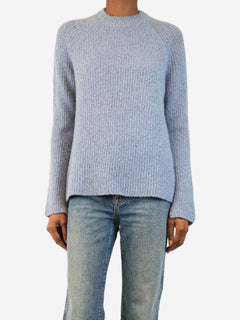 Blue ribbed cashmere jumper - size XS Knitwear James Perse 