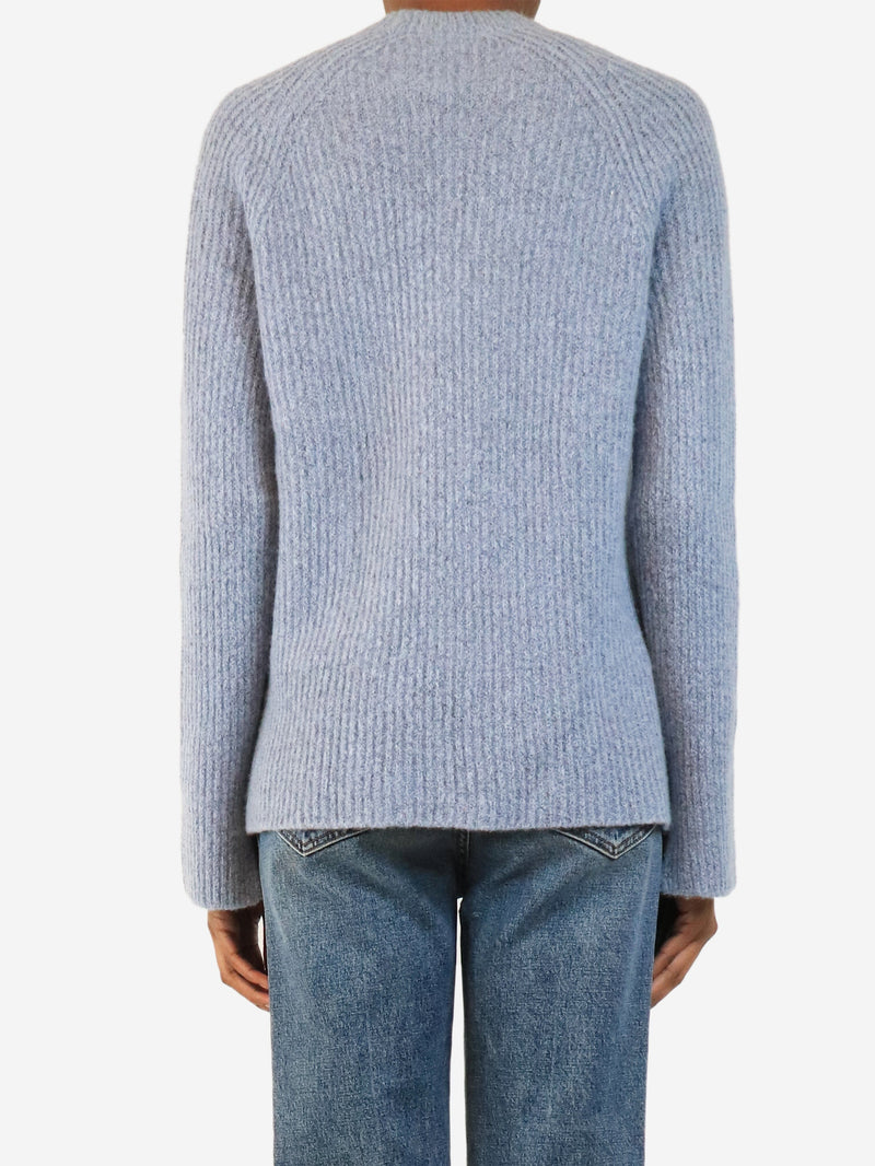Blue ribbed cashmere jumper - size XS Knitwear James Perse 