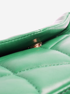 Green Loulou quilted clutch Clutch bags Saint Laurent 