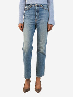 Blue denim mid-wash Abigail jeans - size UK 8 Trousers Khaite 