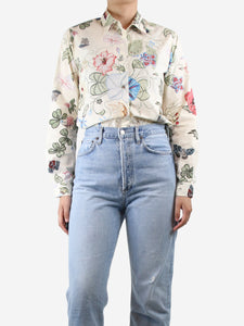 Gucci Multi floral-printed shirt - size UK 10