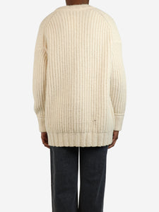 Co Cream ribbed cardigan - size XS