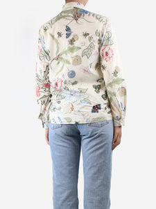 Gucci Multi floral-printed shirt - size UK 10