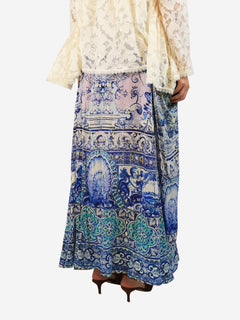 Blue embellished maxi skirt - size UK 10 Skirts Camilla 