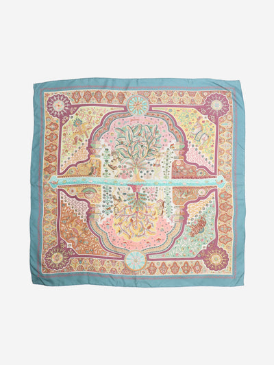 Multicolour Aux Portes Du Palais silk scarf Scarves Hermes 
