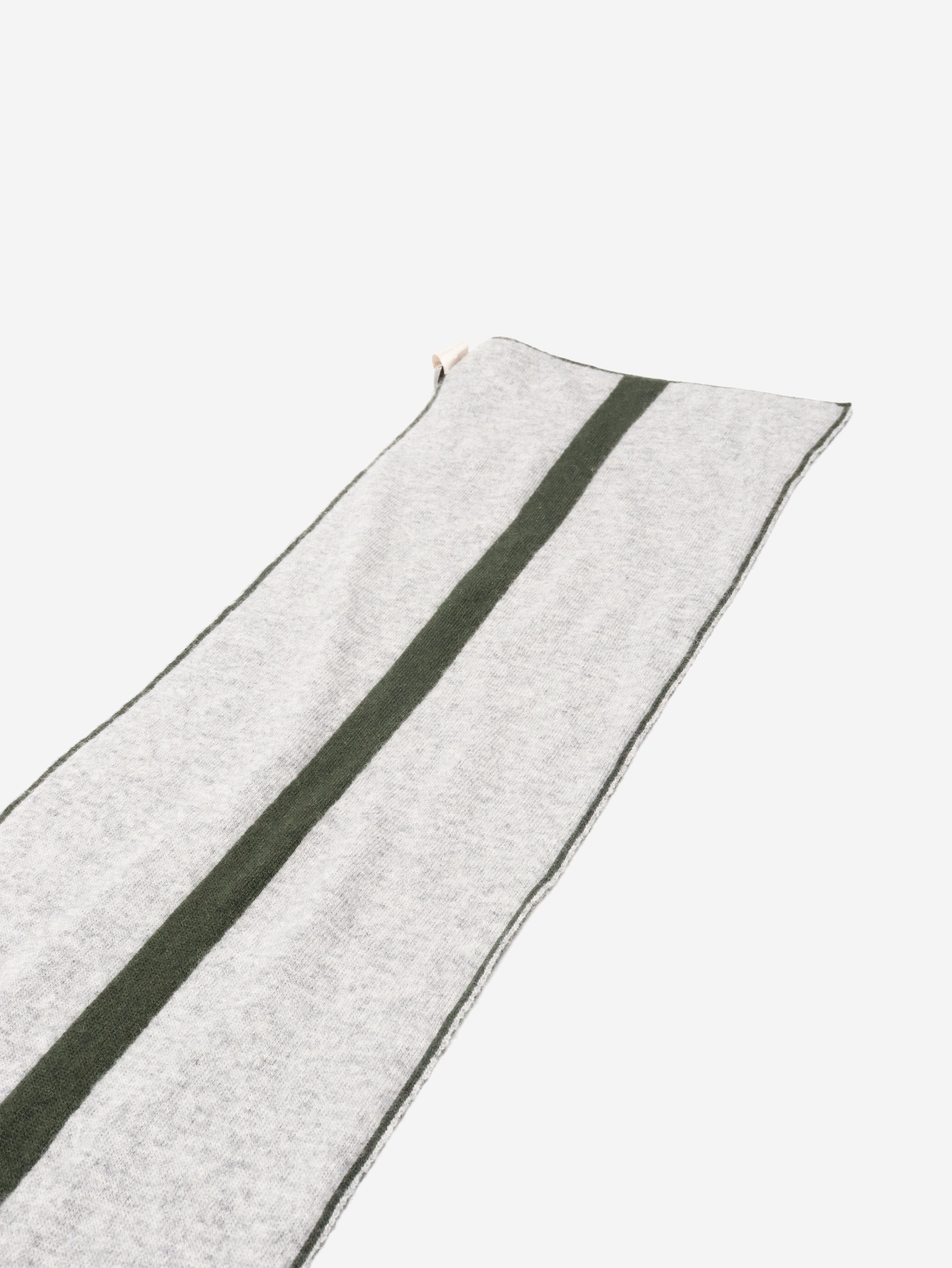 Green Triomphe wool-blend scarf Scarves Celine 