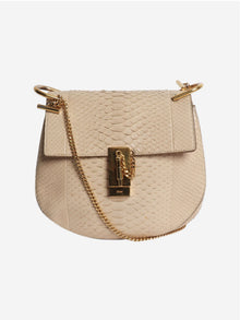 Neutral Python Drew shoulder bag Shoulder bags Chloe 