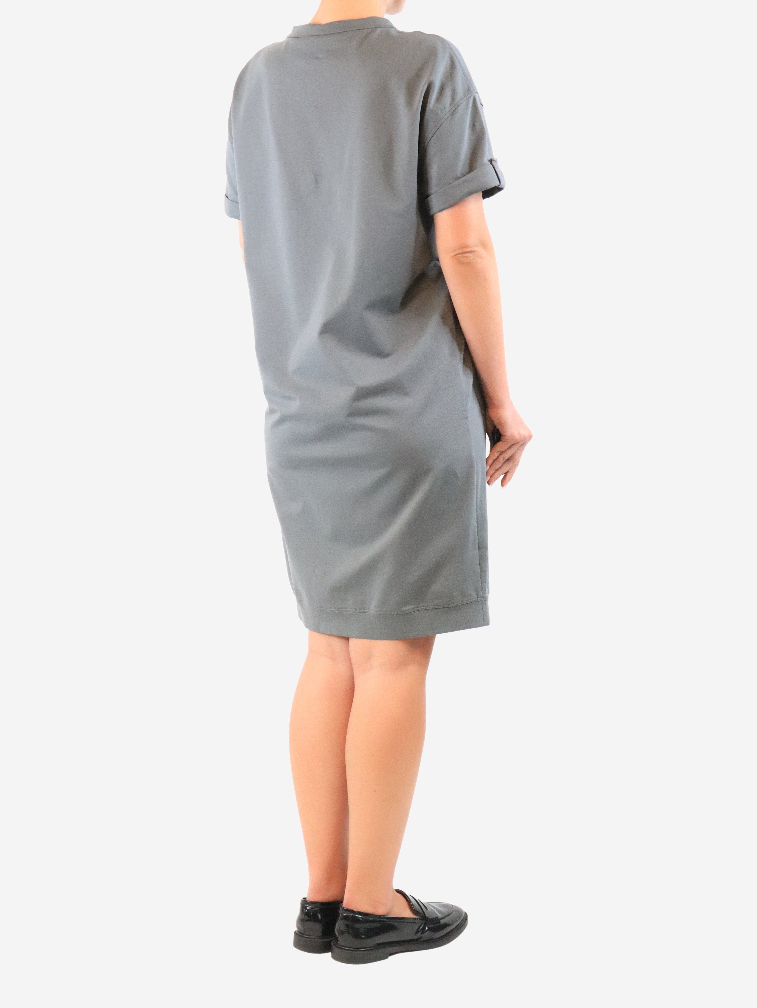 Grey t-shirt dress - size M Dresses Brunello Cucinelli 