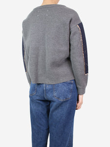 Maison Margiela Grey patchwork sweatshirt - size S