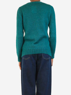 Vintage green mohair knit sweater - size S Knitwear Gucci 