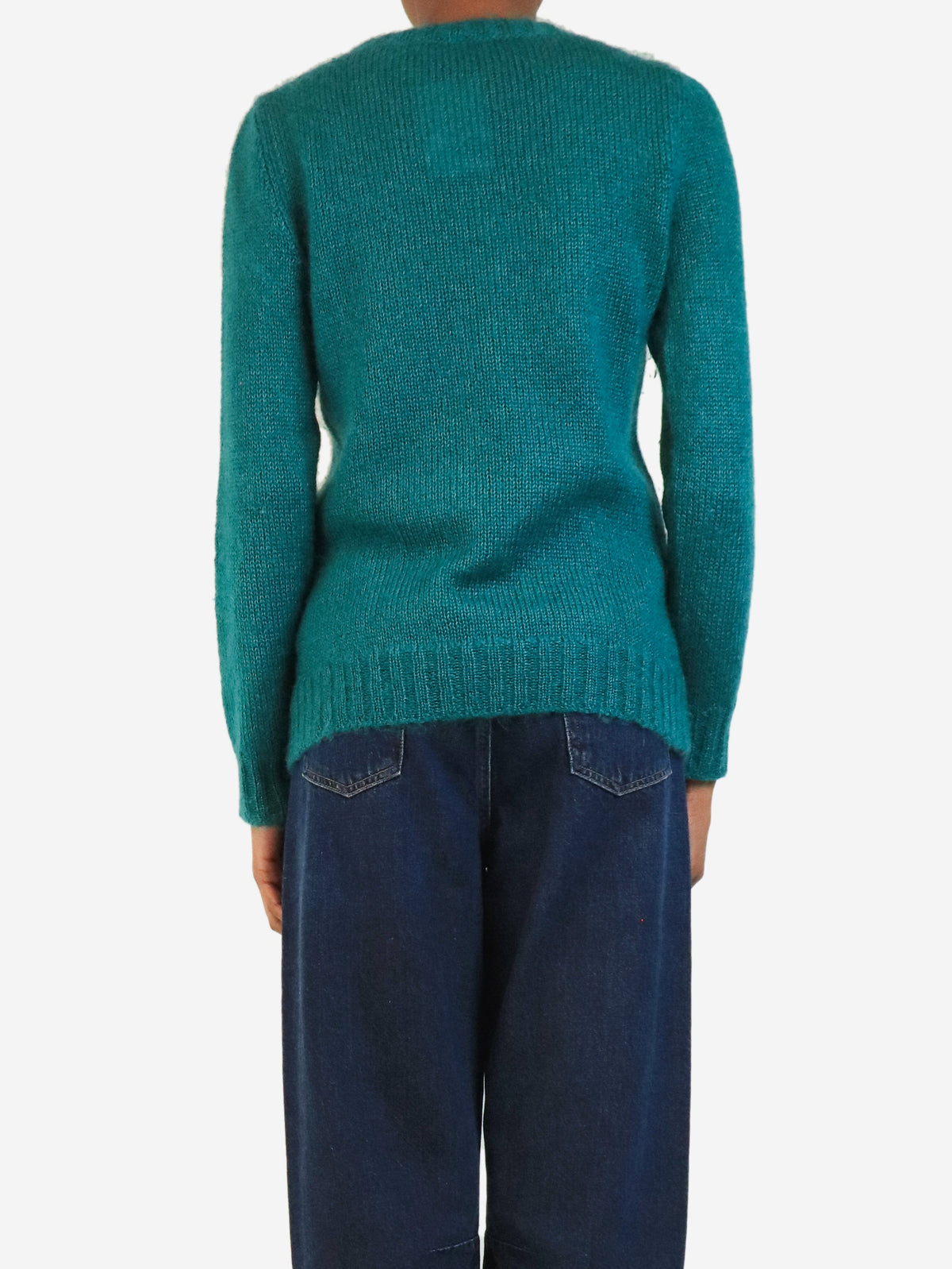 Vintage green mohair knit sweater - size S Knitwear Gucci 