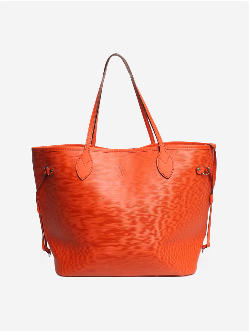 Orange 2013 Neverfull MM Epi leather tote Tote Bags Louis Vuitton 