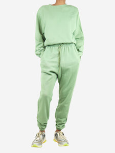 The Frankie Shop Green sweat shirt and joggers set - size XS