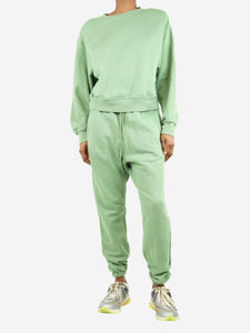 The Frankie Shop Green sweat shirt and joggers set - size XS