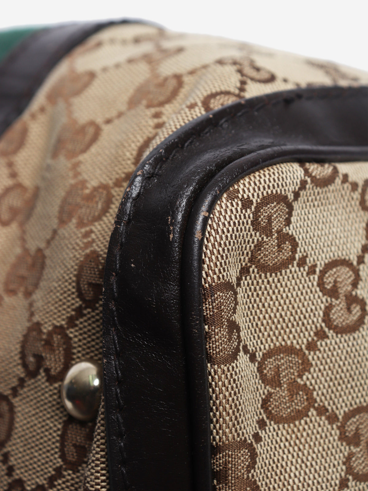 Brown GG canvas web Boston bag Shoulder bags Gucci 