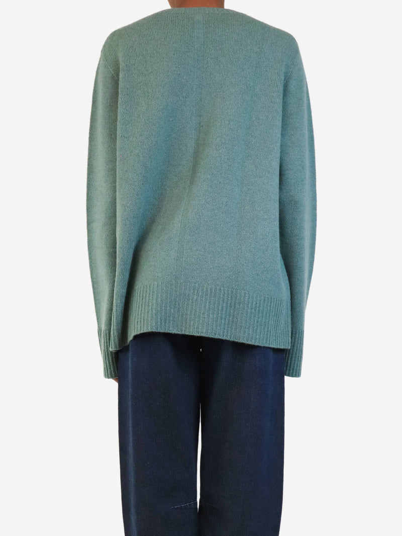 Green wool-blend jumper - size XS Knitwear The Row 