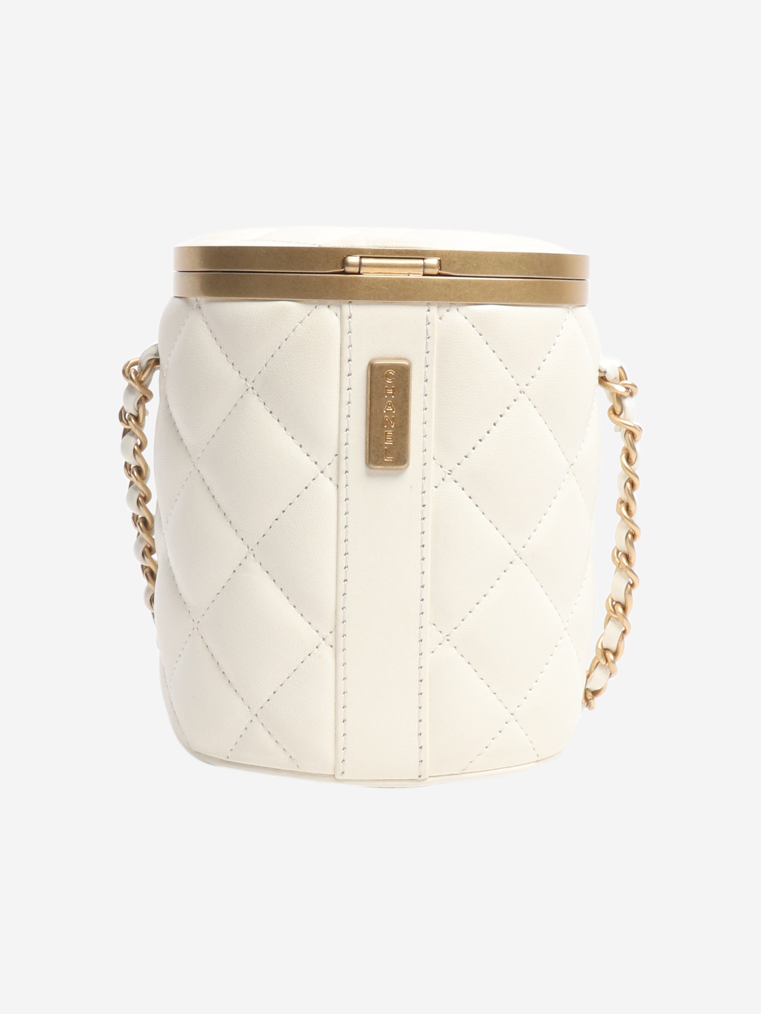 Cream quilted Crown Box crossbody bag Cross-body bags Chanel 