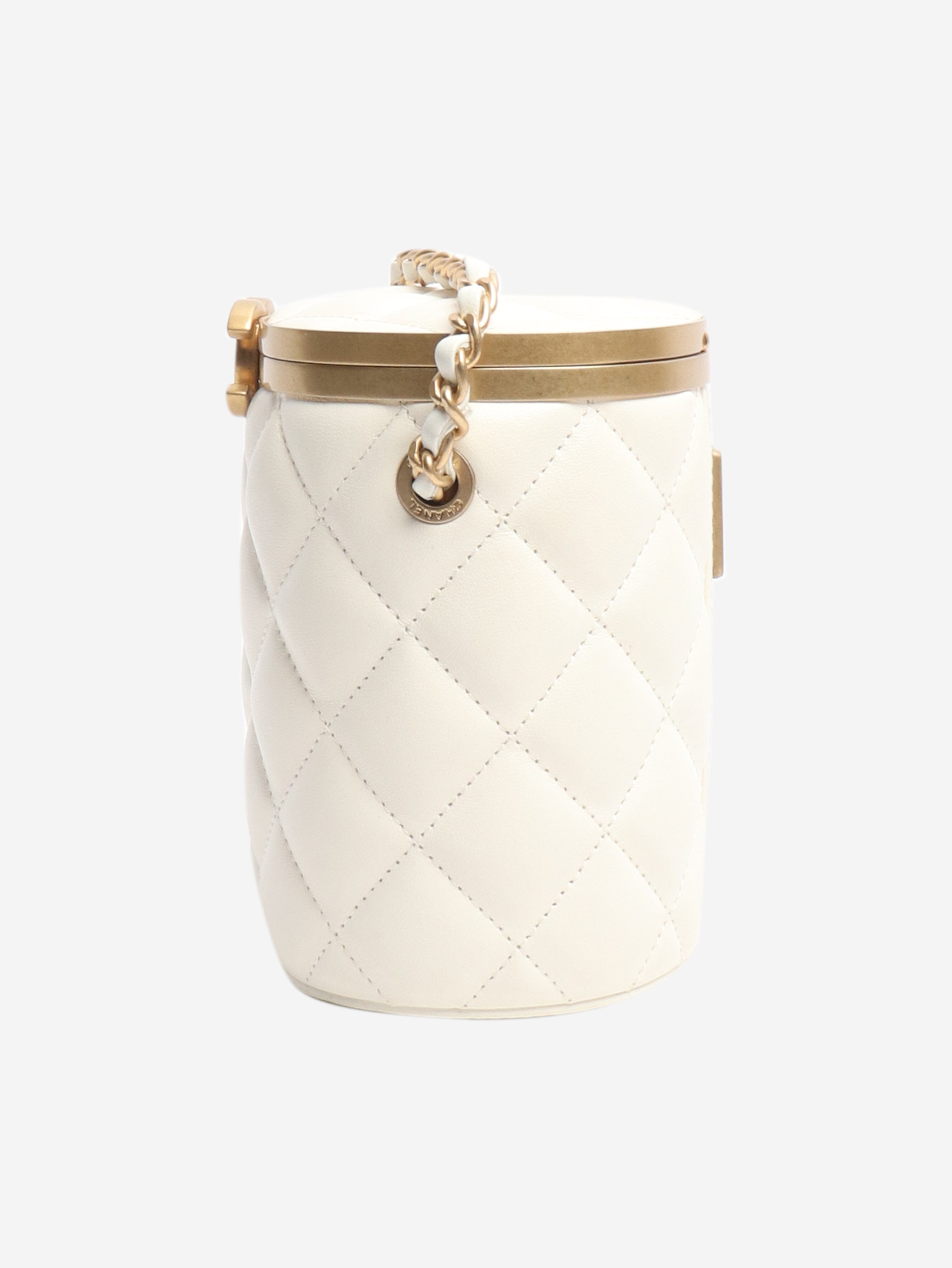 Cream quilted Crown Box crossbody bag Cross-body bags Chanel 