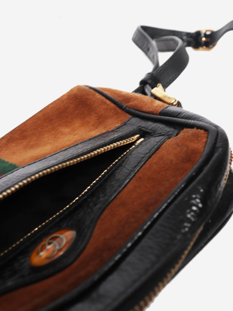 Brown suede Ophidia mini shoulder bag Shoulder bags Gucci 