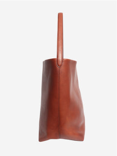 Brown leather shoulder bag Tote Bags The Row 
