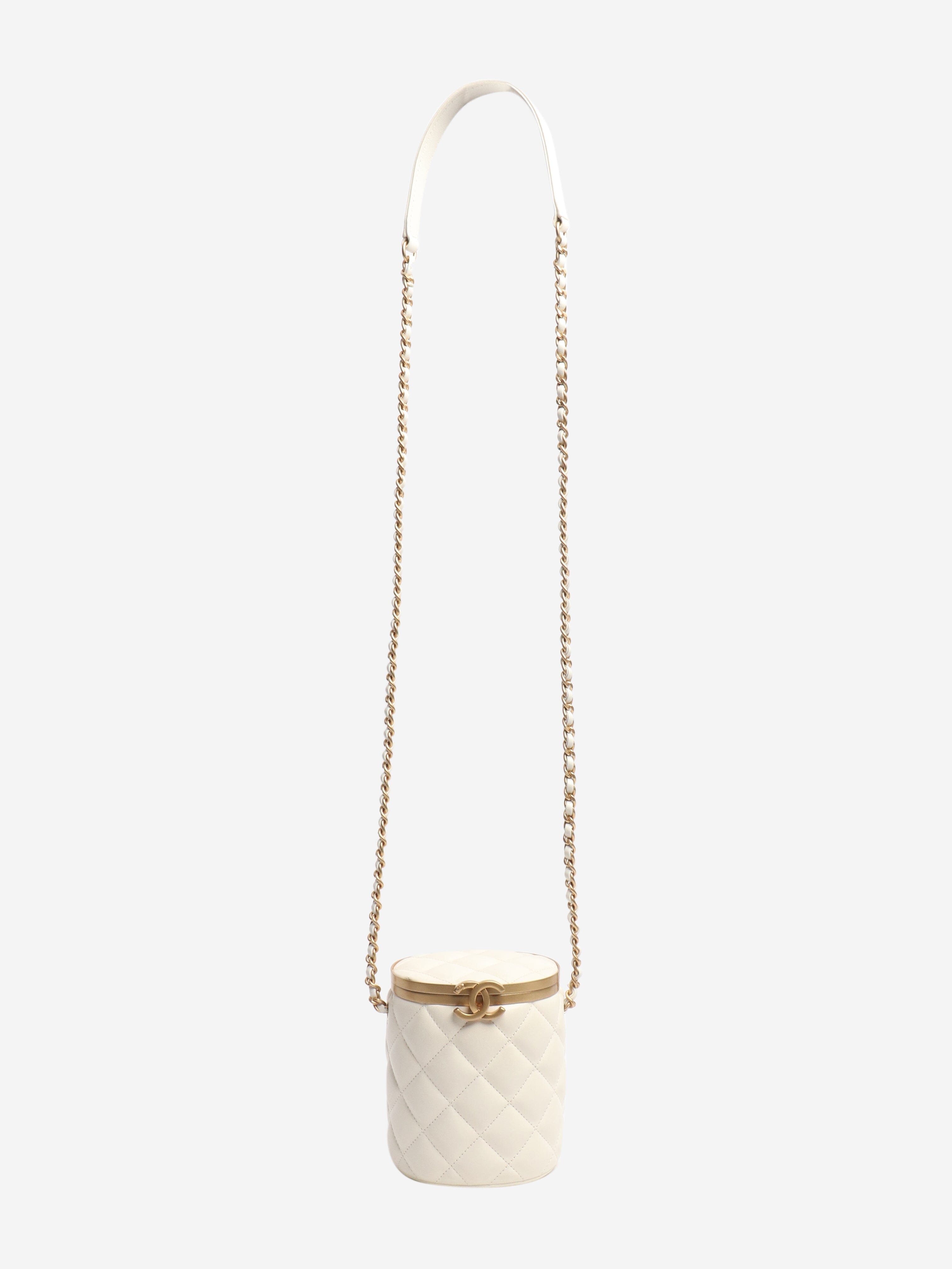 Cream quilted Crown Box crossbody bag Cross-body bags Chanel 