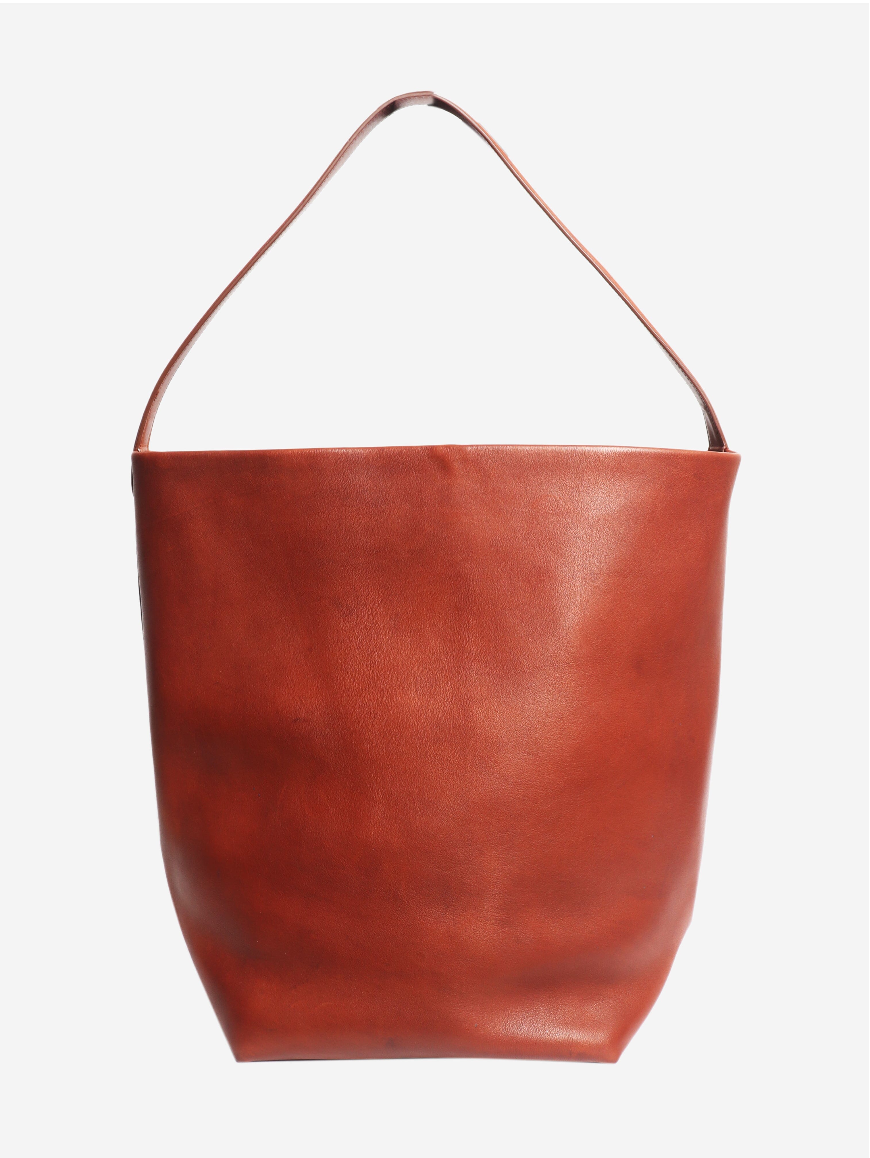 Brown leather shoulder bag Tote Bags The Row 
