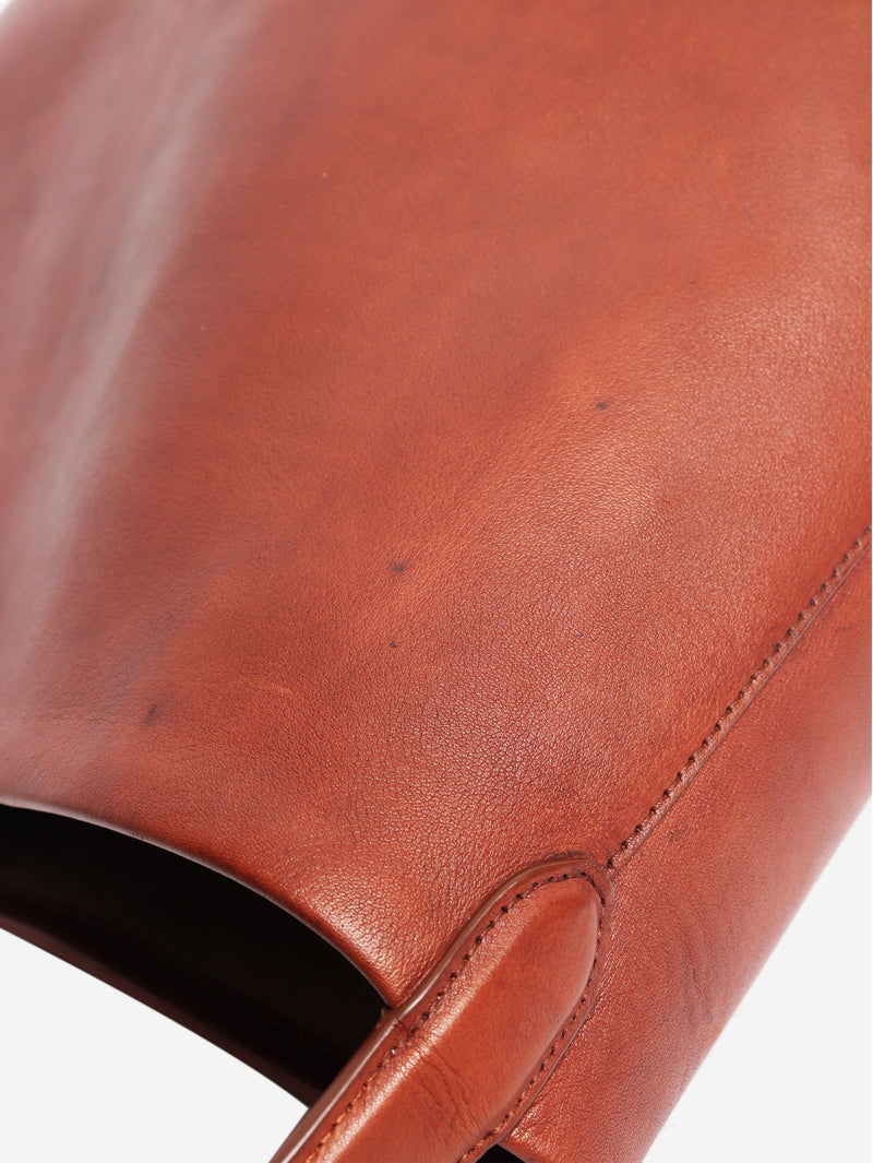 Brown leather shoulder bag Tote Bags The Row 