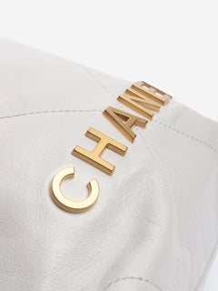 Pale grey 22 shiny calfskin quilted bag Cross-body bags Chanel 