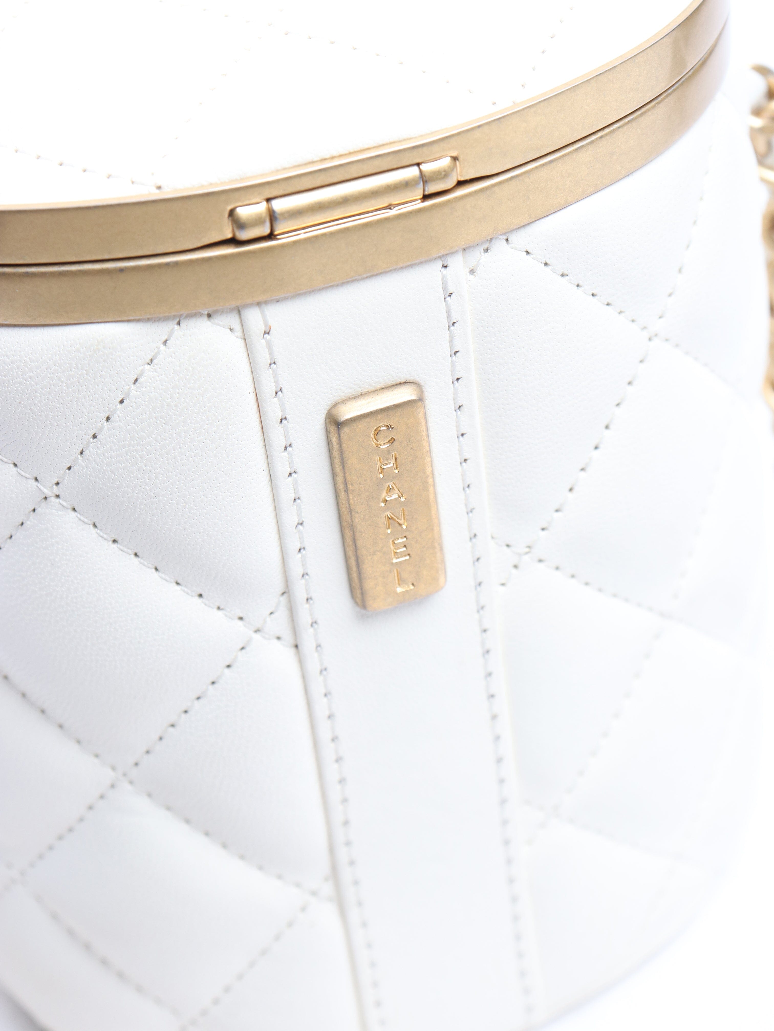Cream quilted Crown Box crossbody bag Cross-body bags Chanel 